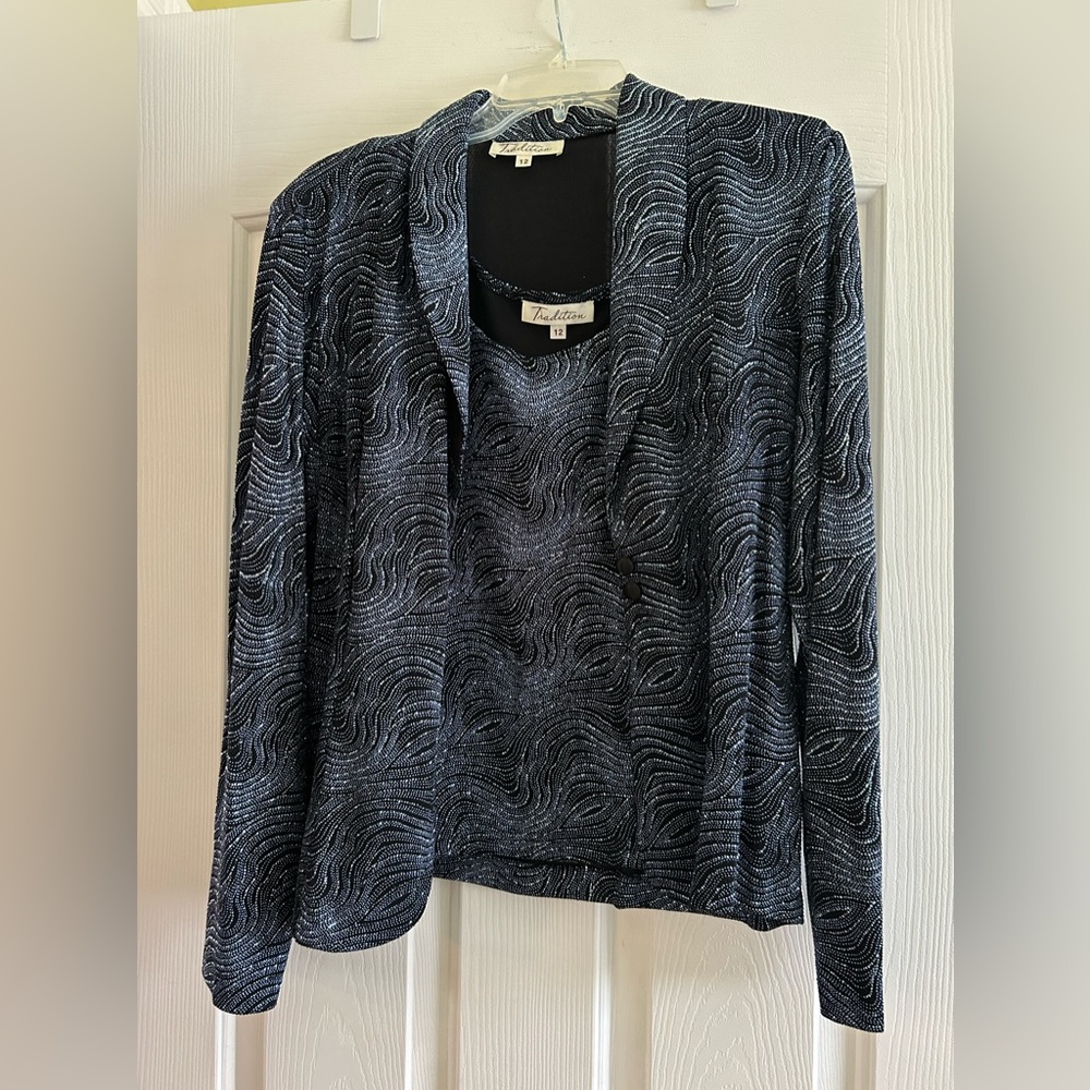 Sparkling two piece top
